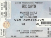 Eric Clapton, Malahide Castle, June 2008, Ticket