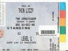 Thin Lizzy,The Ambassador, Dublin 2008, Ticket