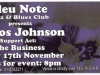 Carlos Johnson, Blue Note Capel St Dublin