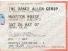 Rance Allen, Mansion House Dublin