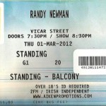 Randy Newman @ Vicar Street 01 March 2012